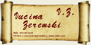 Vucina Zeremski vizit kartica